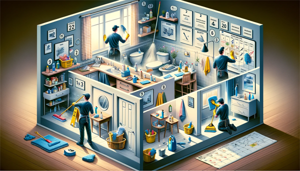 AI Artwork Depicting Cleaning